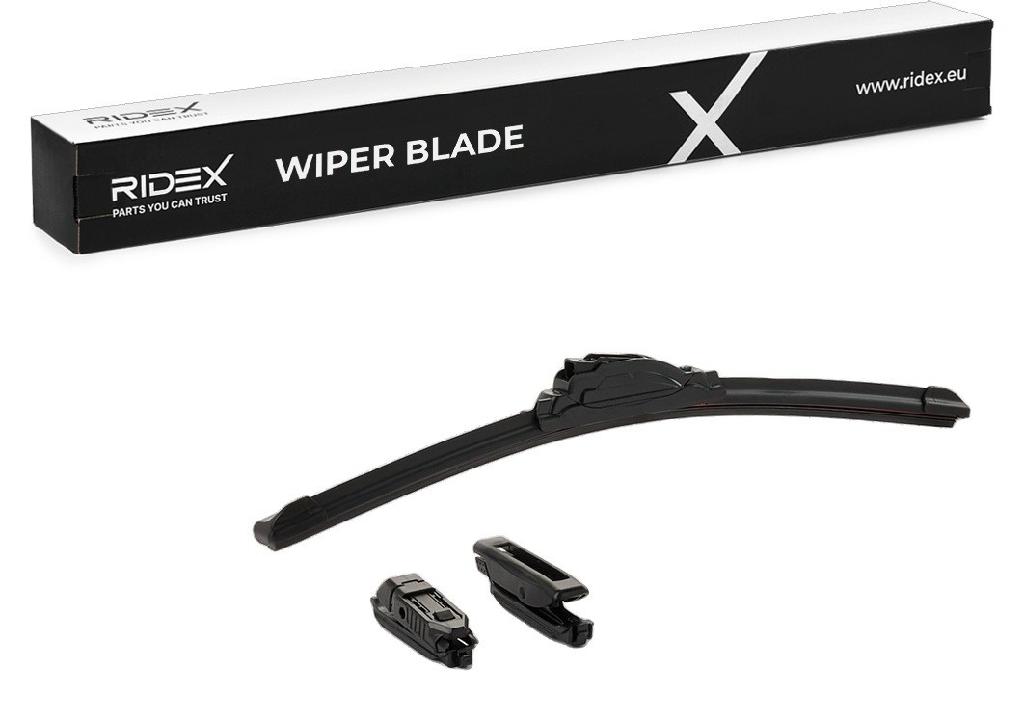 RIDEX Scheibenwischer Wischblatt Stück mit Spoiler Vorne Länge: 430mm für VW