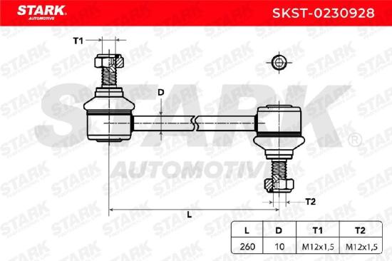 STARK 1x Koppelstange Stabilisator Vorne links rechts für VW Transporter T5 Bus Bild STARK 1x Koppelstange Stabilisator Vorne links rechts für VW Transporter T5 Bus
