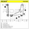 RIDEX 273C0296 Lenker Radaufhängung Querlenker Front für MITSUBISHI MB907115 Bild RIDEX 273C0296 Lenker Radaufhängung Querlenker Front für MITSUBISHI MB907115