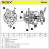 RIDEX 4G0143 Lichtmaschine 60A 12V Drehrichtung im Uhrzeigersinn mit 3730042200 Bild RIDEX 4G0143 Lichtmaschine 60A 12V Drehrichtung im Uhrzeigersinn mit 3730042200