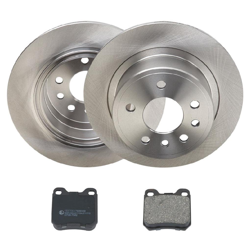 RIDEX Bremsenset Hinten Ø286mm - Bremsscheiben und Beläge für OPEL für VAUXHALL