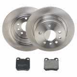 RIDEX Bremsenset Hinten Ø286mm - Bremsscheiben und Beläge für OPEL für VAUXHALL