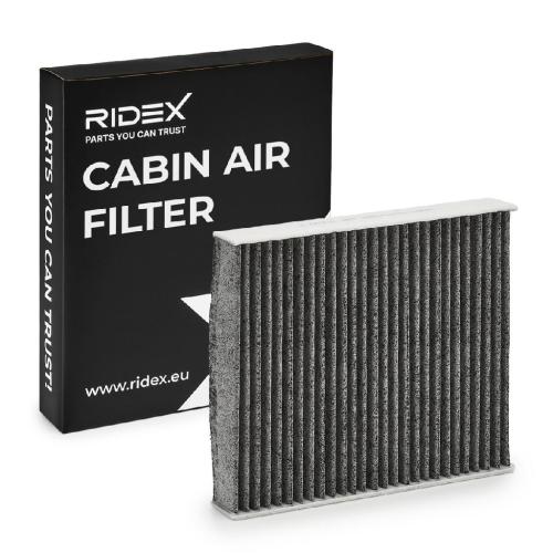 RIDEX 424I0468 Innenraumfilter Pollenfilter Aktivkohlefilter Höhe: 29 Breite: Bild RIDEX 424I0468 Innenraumfilter Pollenfilter Aktivkohlefilter Höhe: 29 Breite: