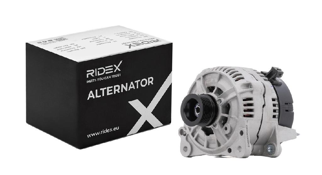 RIDEX 4G0114 Lichtmaschine 120A 12V Drehrichtung im Uhrzeigersinn mit für VW