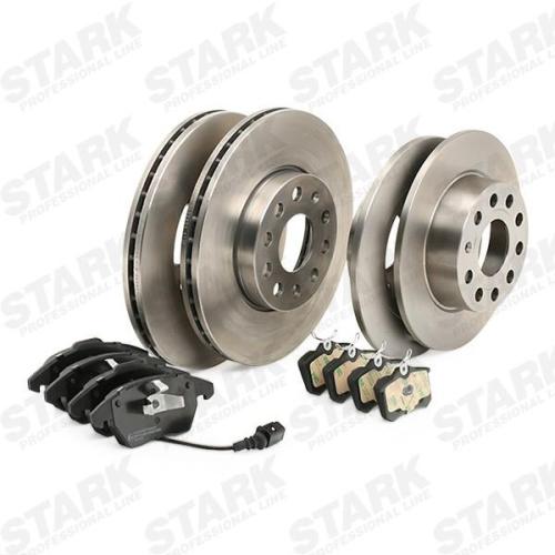STARK Bremsenset Vorne Belüftet Ø288mm - Bremsscheiben und Beläge für VW Golf 5I Bild STARK Bremsenset Vorne Belüftet Ø288mm - Bremsscheiben und Beläge für VW Golf 5I