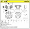 RIDEX 1180S1714 Federbeinstützlager Hinten beidseitig für VW Golf 1V Schrägheck Bild RIDEX 1180S1714 Federbeinstützlager Hinten beidseitig für VW Golf 1V Schrägheck