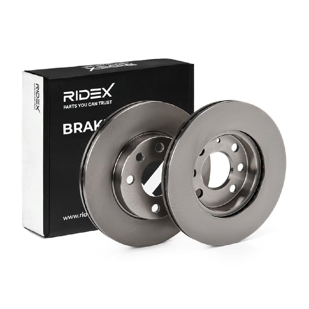 RIDEX 82B0047 2x Bremsscheiben Vorne Ø240mm Belüftet für OPEL 569021