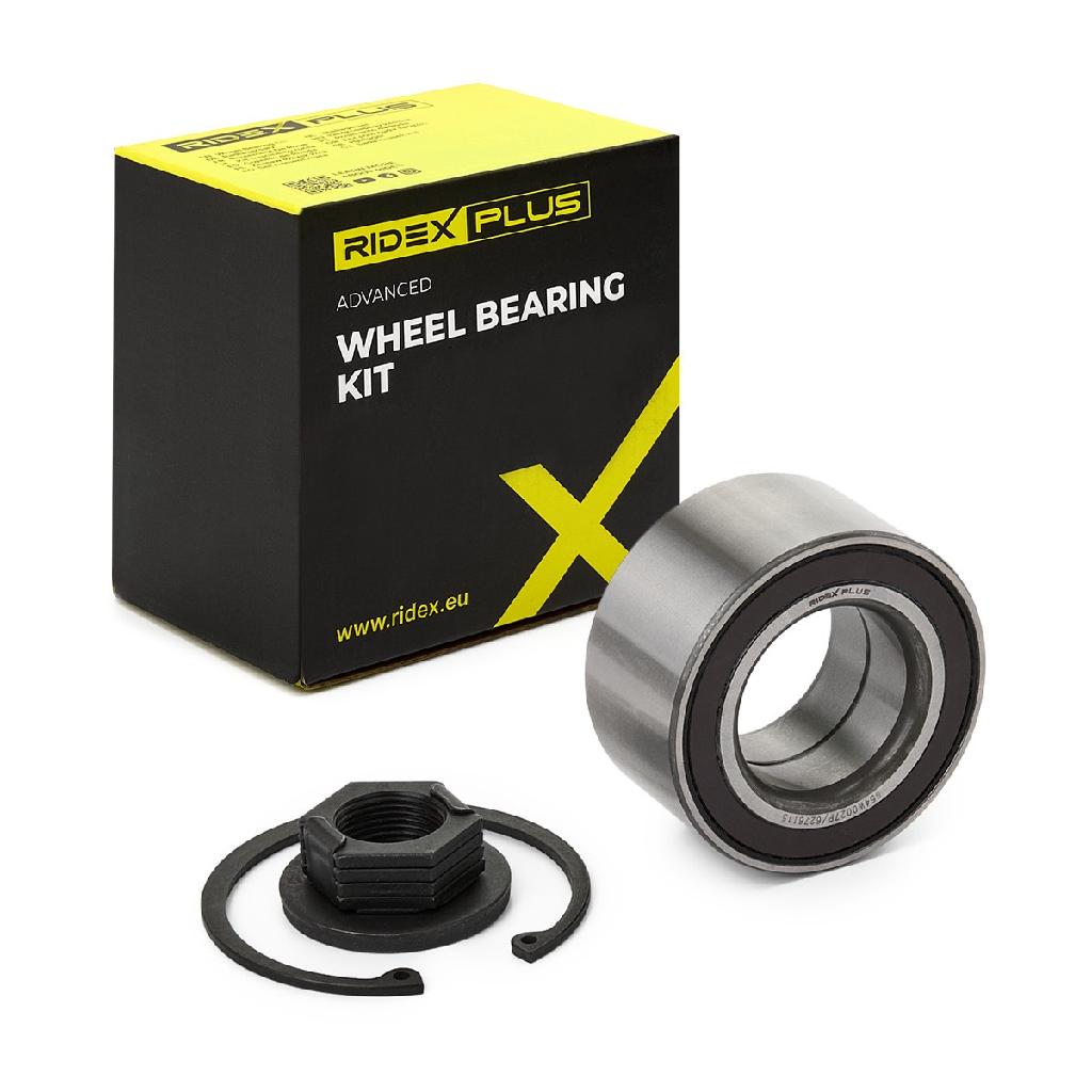 RIDEX PLUS 654W0027P Radlagersatz pro 1 Rad Vorne beidseitig für FORD D65133047