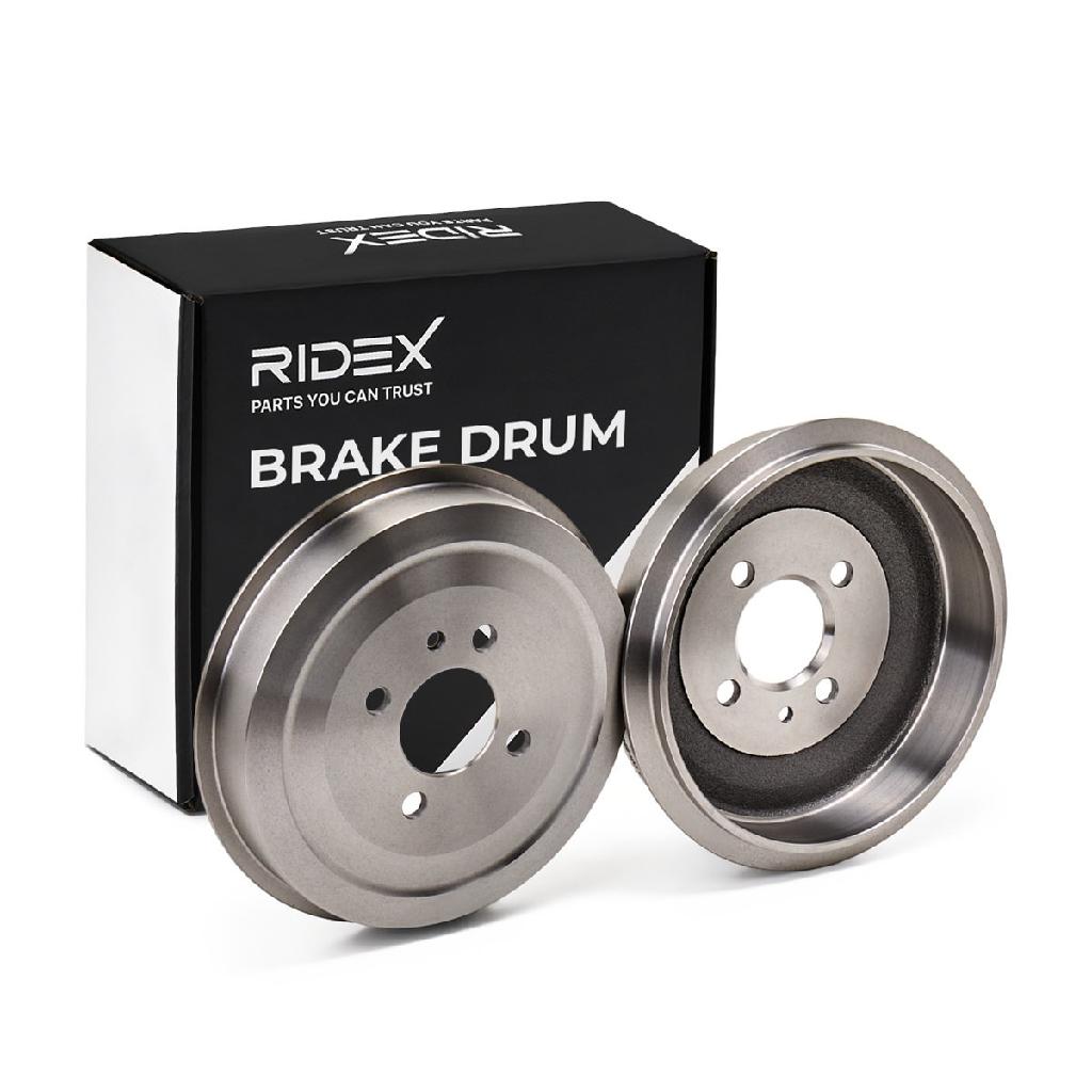 RIDEX 123B0077 2x Bremstrommeln Set Hinten AußenØ269,8mm für BMW 3 Cabrio