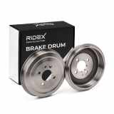 RIDEX 123B0077 2x Bremstrommeln Set Hinten AußenØ269,8mm für BMW 3 Cabrio