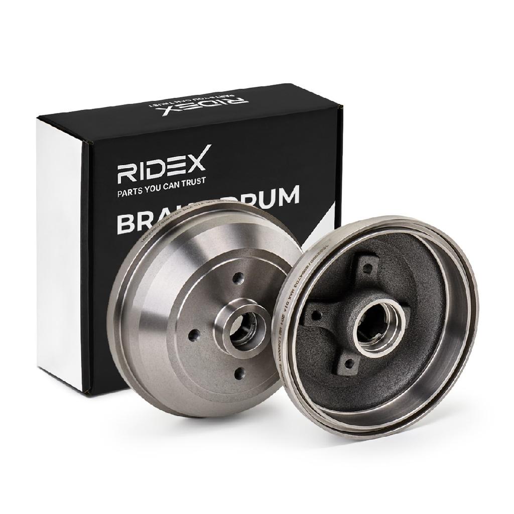 RIDEX 123B0020 2x Bremstrommeln Set Hinten AußenØ227,5mm für OPEL