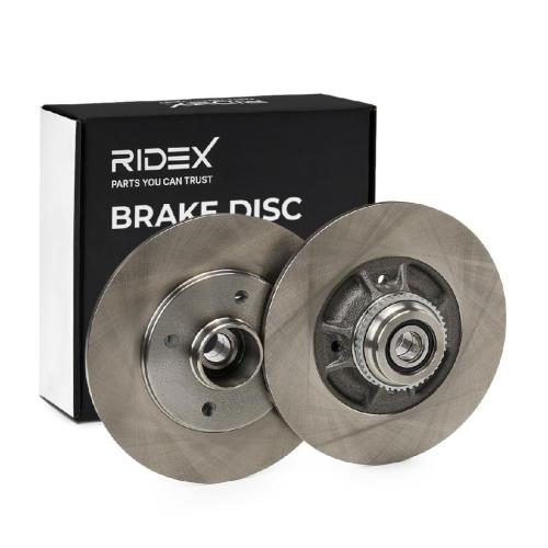 RIDEX 82B0761 2x Bremsscheiben Hinten Ø238mm voll für RENAULT Clio 1I Bild RIDEX 82B0761 2x Bremsscheiben Hinten Ø238mm voll für RENAULT Clio 1I