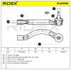 RIDEX Spurstangenkopf Vorderachse links Traggelenk 914T0380 mit Rechtsgewinde Bild RIDEX Spurstangenkopf Vorderachse links Traggelenk 914T0380 mit Rechtsgewinde