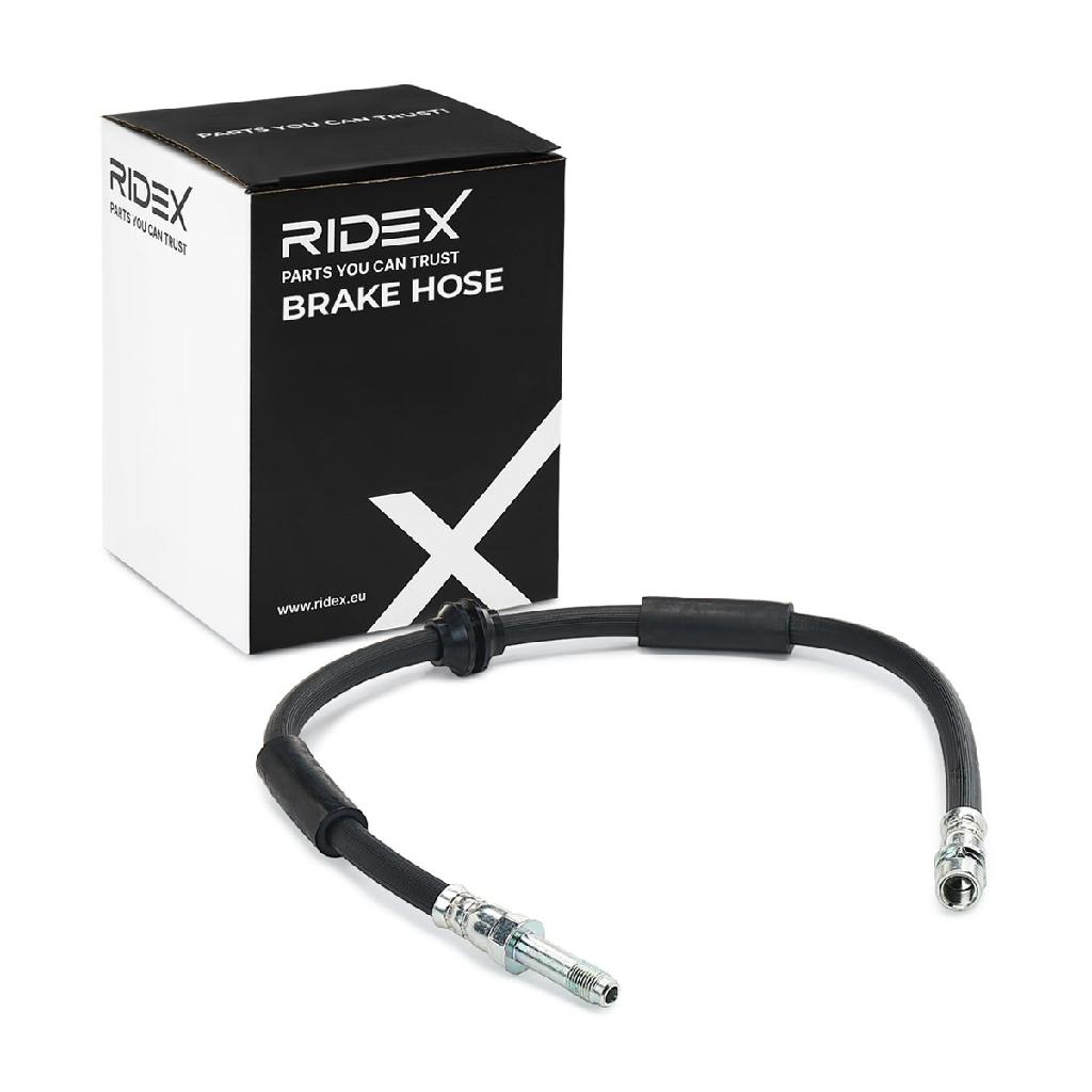 RIDEX Bremsschlauch 83B0148 VORNE BREMSSCHLÄUCHE Länge: 555mm für VW Multivan V
