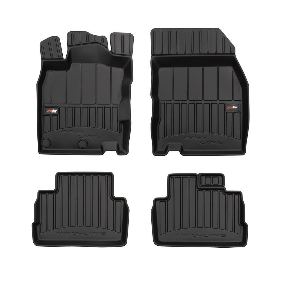 4x FROGUM 3D409538 Fußmatten Set Vorne und Hinten für NISSAN Qashqai II