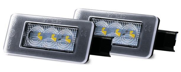 AMiO 04556 Kennzeichenbeleuchtung LED passend für PEUGEOT 2008 Kombi (CU) 207 CC