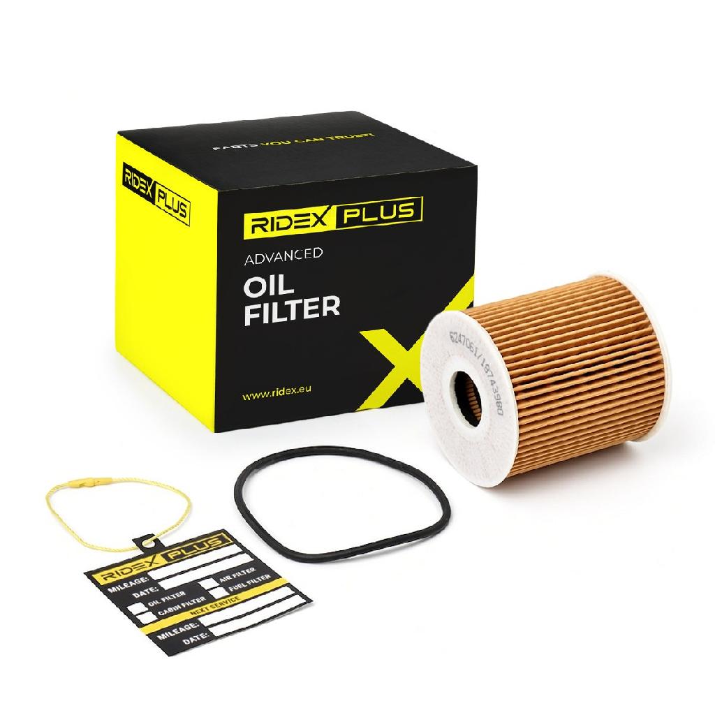 RIDEX PLUS Ölfilter Motorölfilter Filtereinsatz 7O0022P für VOLVO V70 II (285)