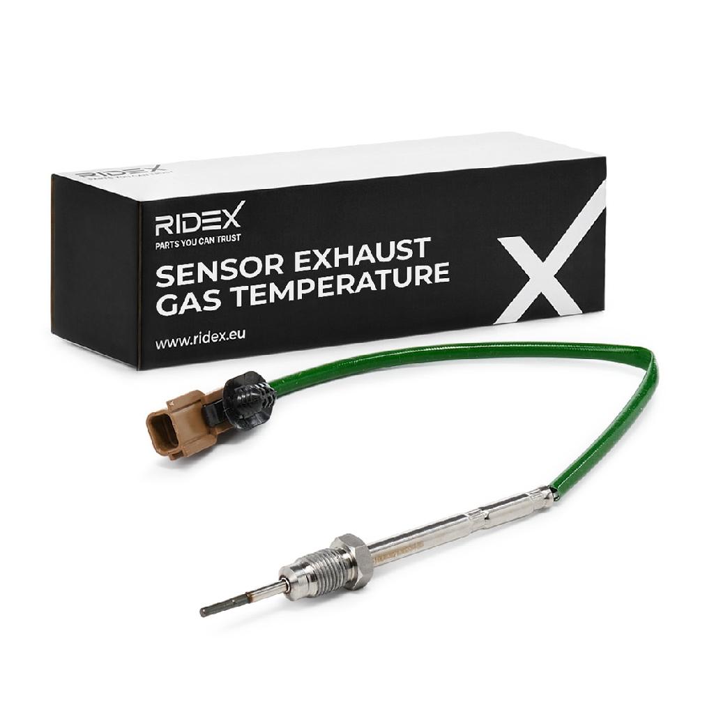 RIDEX 3938E0011 Abgastemperatursensor 2-Polig vor Abgasturbolader für NISSAN