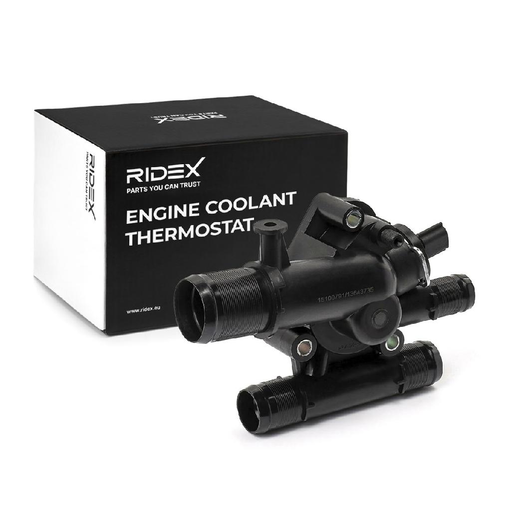 RIDEX 316T0246 Thermostat Kühlmittel Kühlwasserthermostat mit Gehäuse mit mit