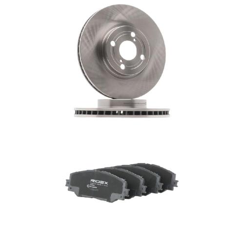 RIDEX Bremsenset Vorne Belüftet Ø275mm - Bremsscheiben und Beläge für TOYOTA Bild RIDEX Bremsenset Vorne Belüftet Ø275mm - Bremsscheiben und Beläge für TOYOTA