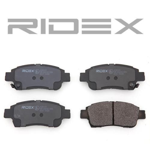 RIDEX Bremsbelagsatz Bremsbeläge Vorne für TOYOTA Yaris Schrägheck (P13) CELICA Bild RIDEX Bremsbelagsatz Bremsbeläge Vorne für TOYOTA Yaris Schrägheck (P13) CELICA