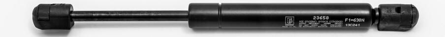 FA KROSNO 23658 Heckklappendämpfer beidseitig Länge:256mm 630N Hub: 86mm 6718711
