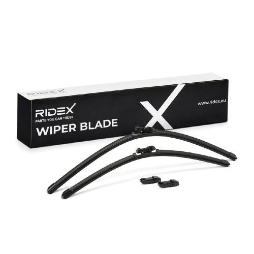 2x RIDEX Scheibenwischer Satz Wischerblätter Satz mit Spoiler Vorne Länge 1: Top Bild 2x RIDEX Scheibenwischer Satz Wischerblätter Satz mit Spoiler Vorne Länge 1: Top