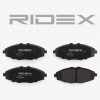 RIDEX Bremsbelagsatz Bremsbeläge Vorne für CHEVROLET SPARK (M300) für NISSAN Bild RIDEX Bremsbelagsatz Bremsbeläge Vorne für CHEVROLET SPARK (M300) für NISSAN