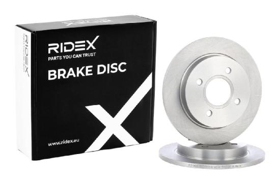RIDEX 82B0014 2x Bremsscheiben Hinten Ø252,7mm voll für FORD 1073756 Bild RIDEX 82B0014 2x Bremsscheiben Hinten Ø252,7mm voll für FORD 1073756