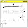 RIDEX Bremsschlauch 83B1328 VORNE links BREMSSCHLÄUCHE Länge: 935mm Bild RIDEX Bremsschlauch 83B1328 VORNE links BREMSSCHLÄUCHE Länge: 935mm