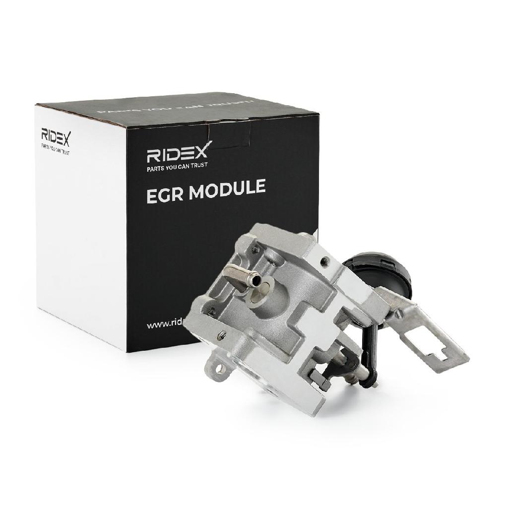 RIDEX Abgaskühler AGR-Modul 4198E0187 pneumatisch für AUDI A6 Avant (4F5, C6)