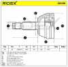RIDEX 5J0199 Gelenksatz Antriebswelle Achswelle Vorne radseitig für FORD 6183724 Bild RIDEX 5J0199 Gelenksatz Antriebswelle Achswelle Vorne radseitig für FORD 6183724