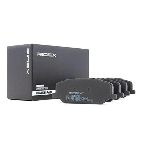 RIDEX Bremsbelagsatz Bremsbeläge Vorne für SUZUKI JIMNY (FJ) Samurai SUV (SJ) Bild RIDEX Bremsbelagsatz Bremsbeläge Vorne für SUZUKI JIMNY (FJ) Samurai SUV (SJ)