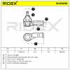 RIDEX Spurstangenkopf außen links Vorderachse Traggelenk M10X1.5 914T0038 Bild RIDEX Spurstangenkopf außen links Vorderachse Traggelenk M10X1.5 914T0038