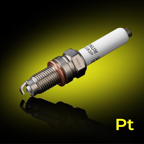 RIDEX PLUS 686S0083P Zündkerze Platinum Platin Spanner Size: 16 mm Gewindelänge: