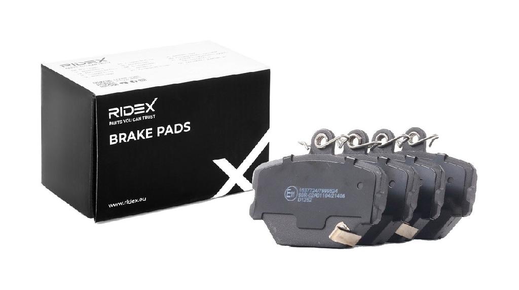 RIDEX Bremsbelagsatz Bremsbeläge Vorne für SMART FORTWO Coupe (451) CITY-COUPE