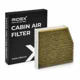RIDEX 424I0504 Innenraumfilter Pollenfilter Höhe: 42 Breite: 254 Länge: 242