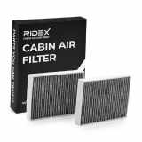 RIDEX 424I0481 Innenraumfilter Pollenfilter Aktivkohlefilter Höhe: 30 Breite: