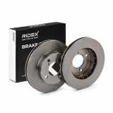 RIDEX 82B2425 2x Bremsscheiben Vorne Ø231mm Belüftet für SUZUKI Celerio