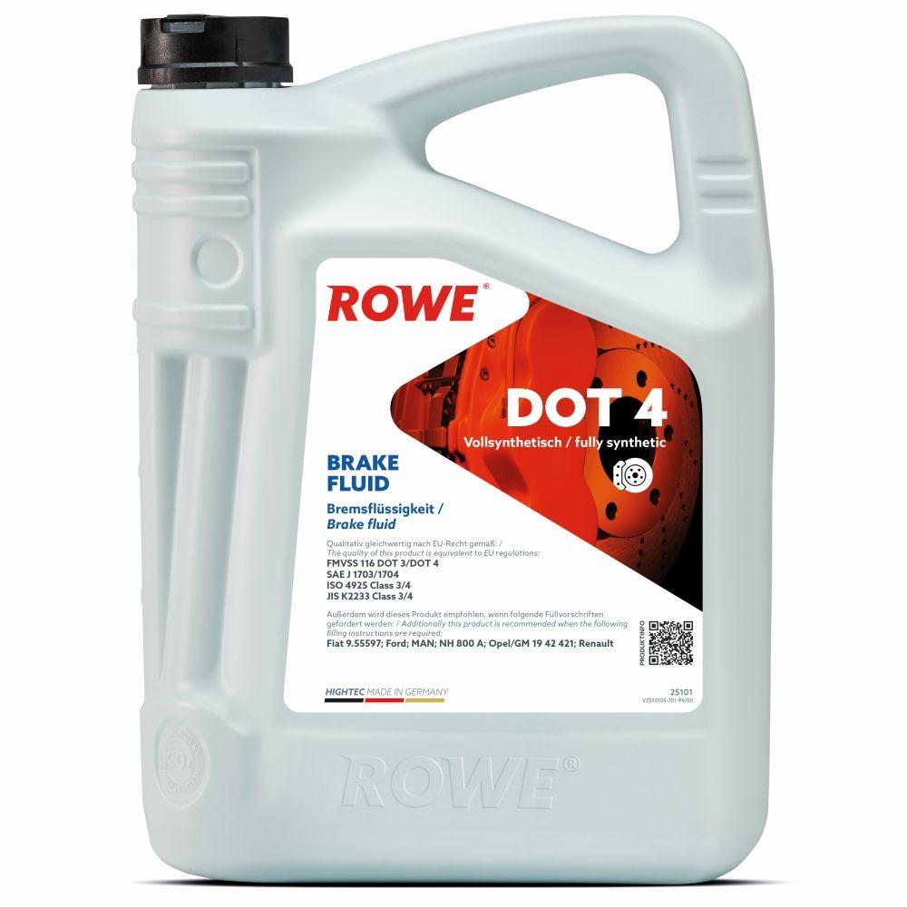 ROWE Bremsflüssigkeit Bremsöl + BRAKE FLUID 5Liter