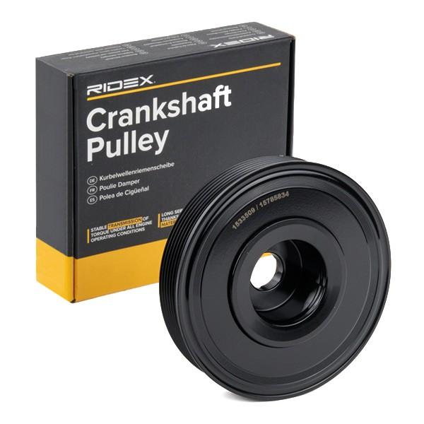 RIDEX 3213B0181 Riemenscheibe Kurbelwelle 154,65mm Kurbelwellenriemenscheibe