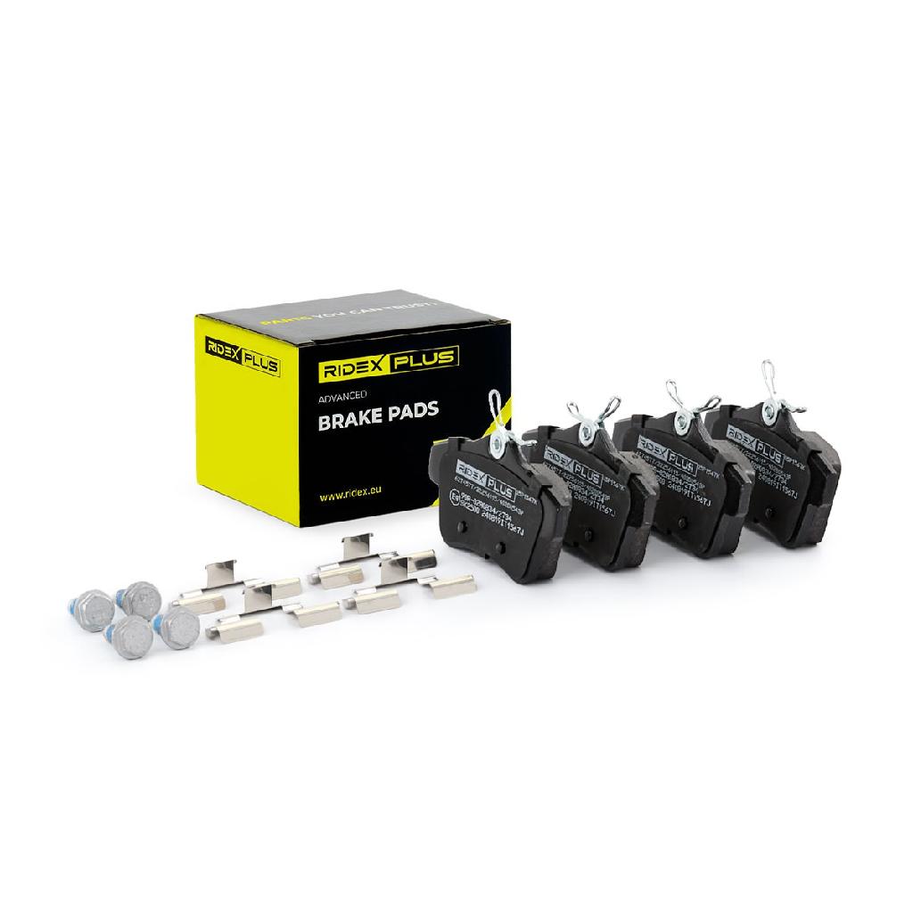 RIDEX PLUS Bremsbelagsatz Bremsbeläge Hinten passend für PEUGEOT 508 SW I (8E)