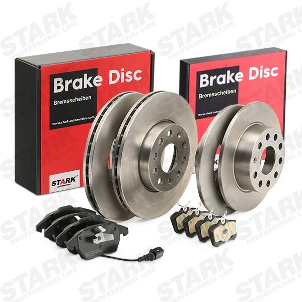 STARK Bremsenset Vorne Belüftet Ø288mm - Bremsscheiben und Beläge für VW Golf 5I