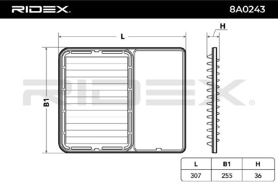 RIDEX 8A0243 Motor Luftfilter Umluftfilter für DAIHATSU SIRION (M3) für TOYOTA Bild RIDEX 8A0243 Motor Luftfilter Umluftfilter für DAIHATSU SIRION (M3) für TOYOTA