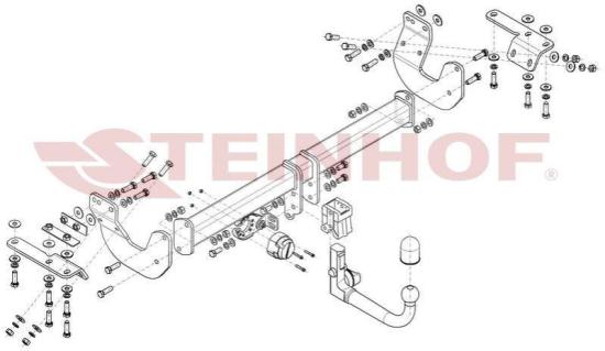 STEINHOF Anhängerkupplung für RENAULT MODUS / GRAND MODUS (F/JP0) Bild STEINHOF Anhängerkupplung für RENAULT MODUS / GRAND MODUS (F/JP0)