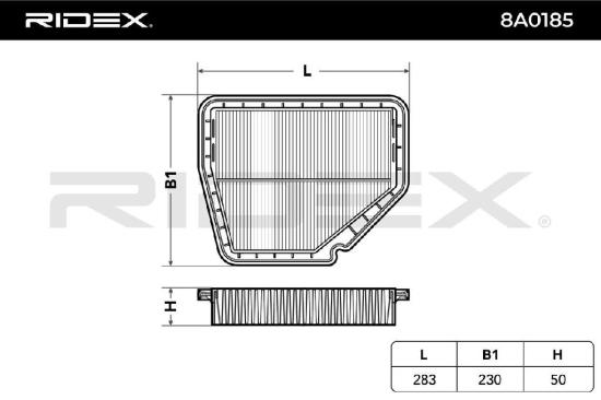 RIDEX 8A0185 Motor Luftfilter Filtereinsatz für HYUNDAI ix35 (LM, EL, ELH) Bild RIDEX 8A0185 Motor Luftfilter Filtereinsatz für HYUNDAI ix35 (LM, EL, ELH)