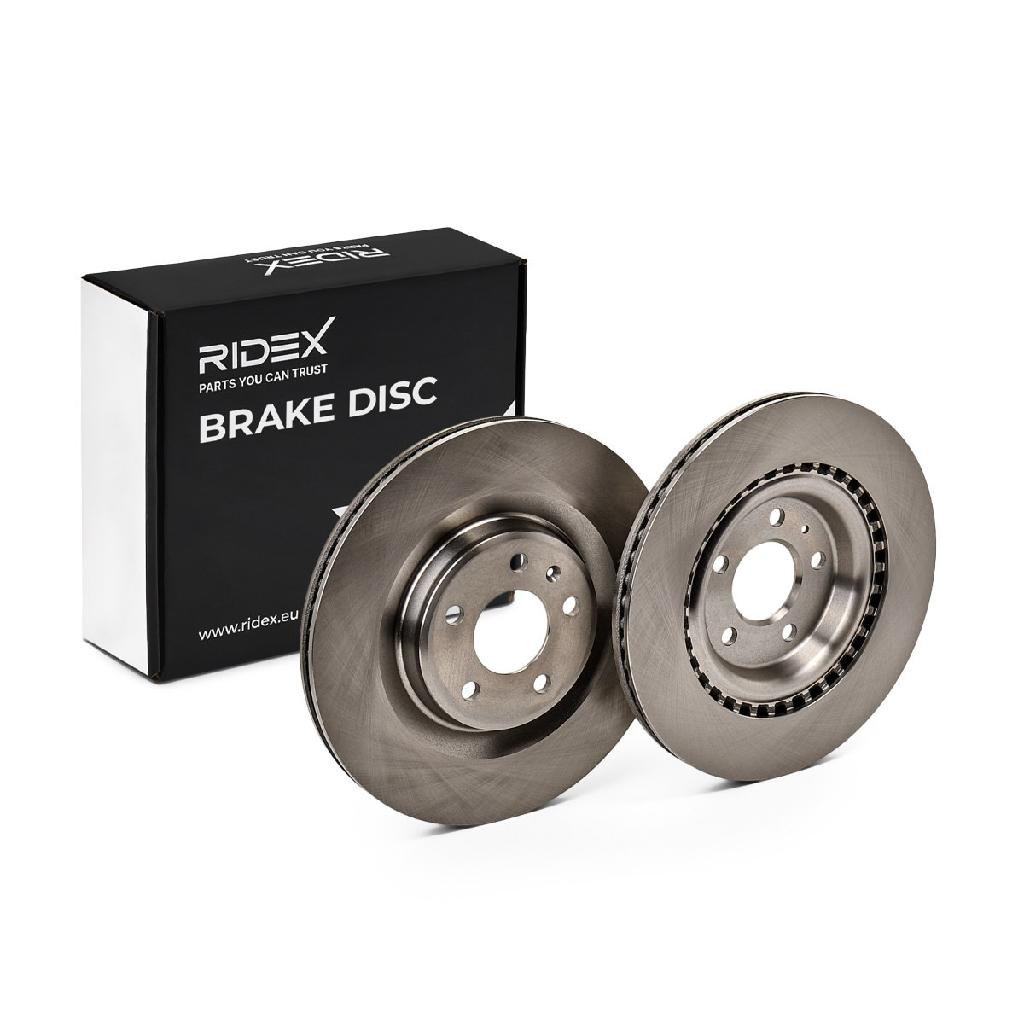 RIDEX 82B0793 2x Bremsscheiben Hinten Ø330mm Belüftet für AUDI A4 Avant