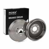 RIDEX 123B0292 2x Bremstrommeln Set Hinten InnenØ228,3mm AußenØ269mm