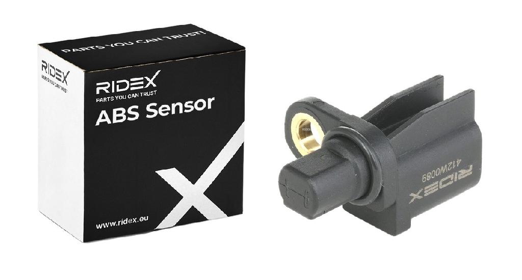 RIDEX ABS-Sensor 412W0089 Hinterachse beidseitig für FORD Kuga Mk2 (DM2) S-MAX