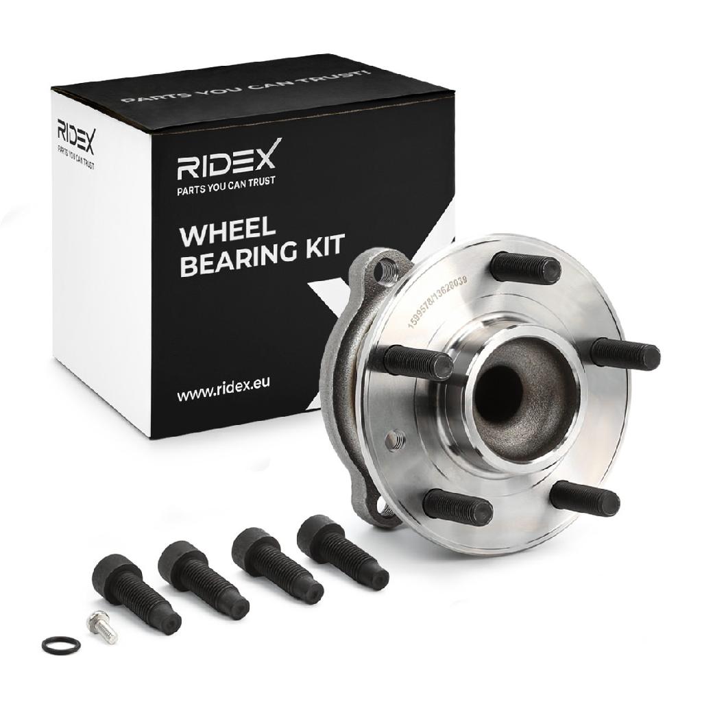 RIDEX 654W0620 Radlagersatz pro 1 Rad Hinten beidseitig für FORD 1702973 1703150